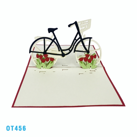 Bicycle Pop Up Card