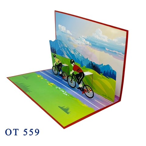 Bicycle Pop Up Card