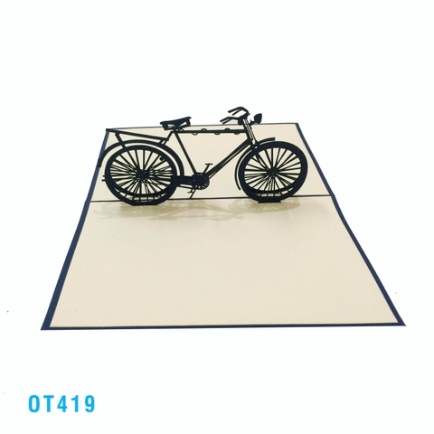 Bicycle Pop Up Card
