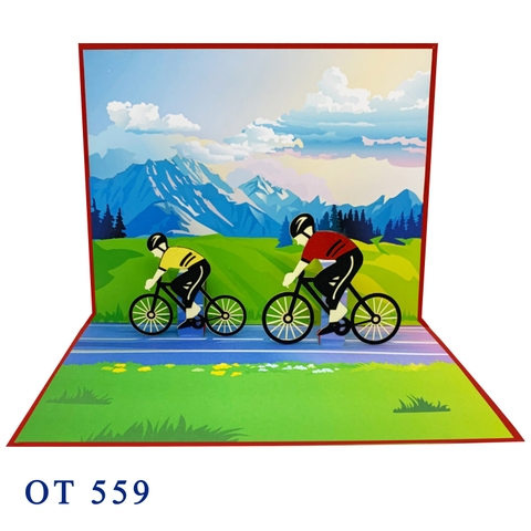 Bicycle Pop Up Card