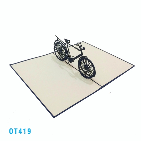 Bicycle Pop Up Card