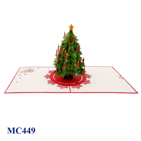 Big Noel Tree Pop Up Card