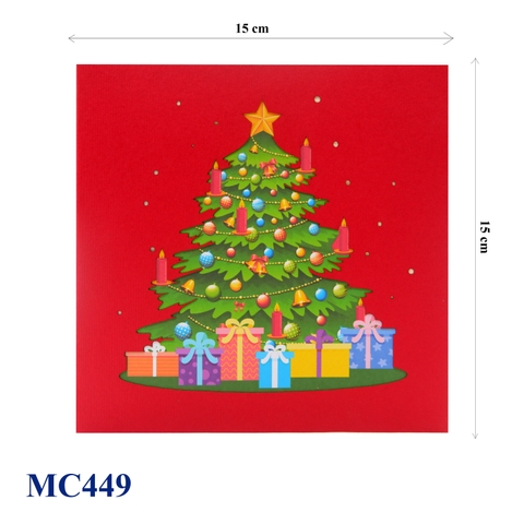 Big Noel Tree Pop Up Card