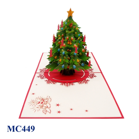 Big Noel Tree Pop Up Card