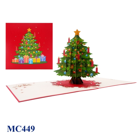 Big Noel Tree Pop Up Card