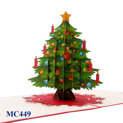 Big Noel Tree Pop Up Card