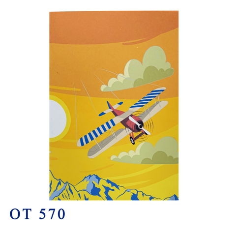 Biplane Pop Up Card