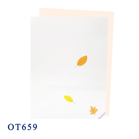 Bird Hello Autumn 2D Greeting Card