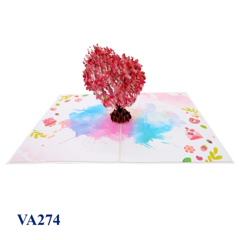 Birds Love Tree Pop Up Card