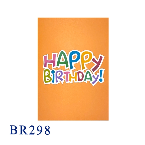 Happy Birthday Animals Pop Up Card