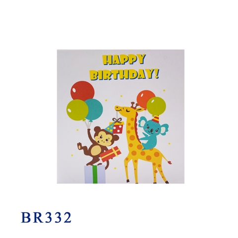 Birthday Animals Pop Up Card