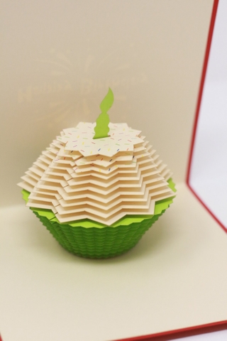 Birthday Cake Pop Up Card