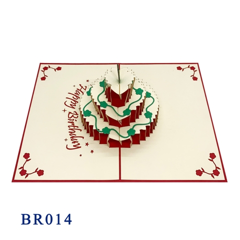 Birthday Cake Pop Up Card