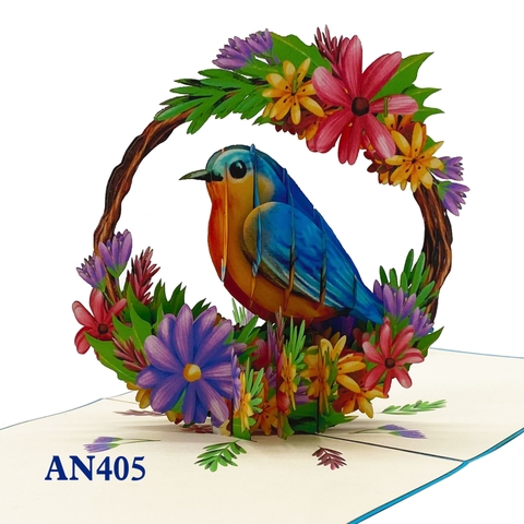 Bluebird Pop Up Card