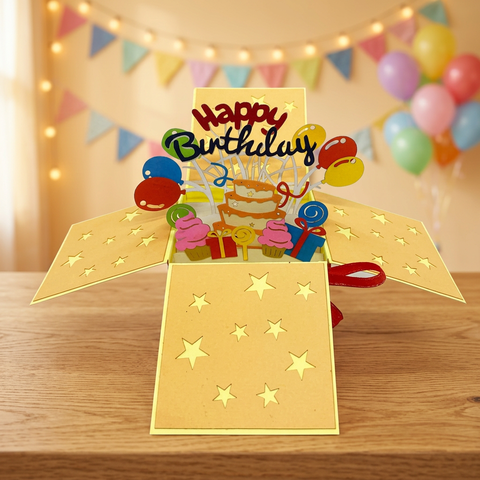 Birthday Pop Up Box