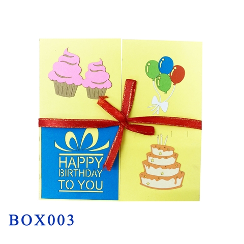 Birthday Pop Up Box