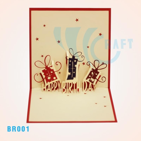 Birthday Gifts Pop Up Card