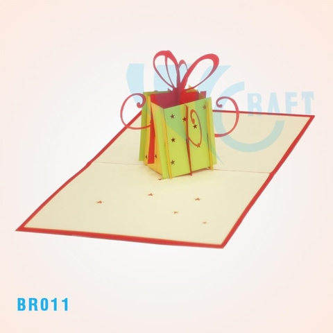 Birthday Gift Pop Up Card