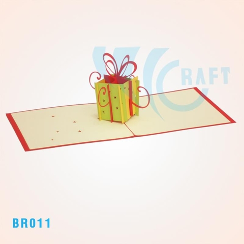 Birthday Gift Pop Up Card