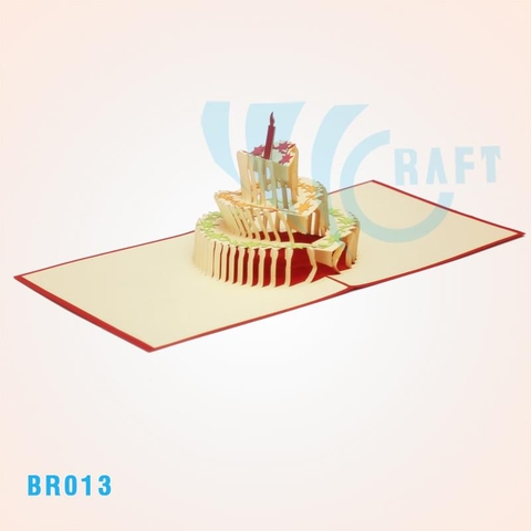 Birthday Cake Pop Up Card