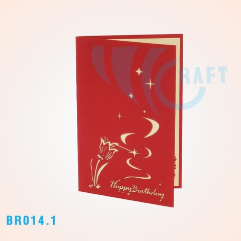 Birthday Tinkerbell Pop Up Card 3