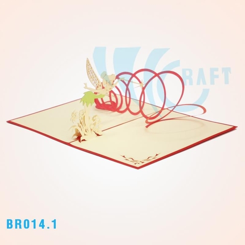 Birthday Tinkerbell Pop Up Card 3