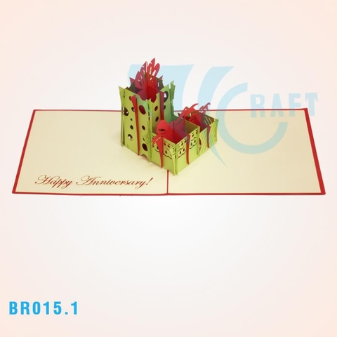 Birthday Presents Pop Up Card 2