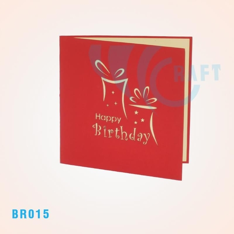 Birthday Presents Pop Up Card