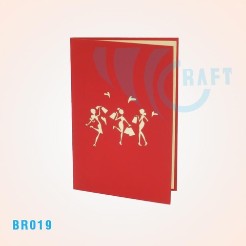 Birthday Vespa Pop Up Card