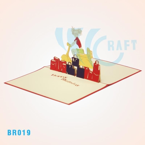 Birthday Vespa Pop Up Card