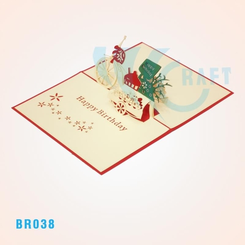 Birthday Turtle Pop Up Card