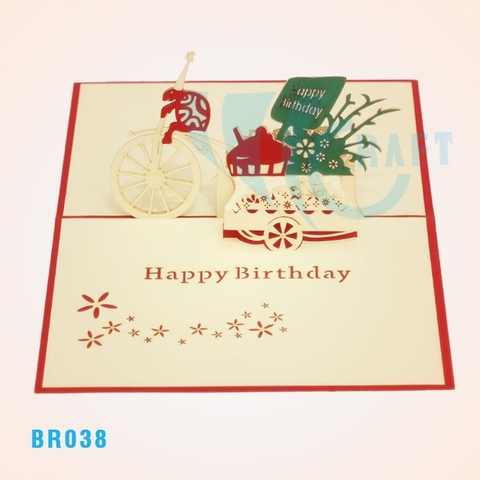 Birthday Turtle Pop Up Card