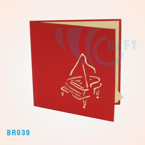 Piano Pop Up Card