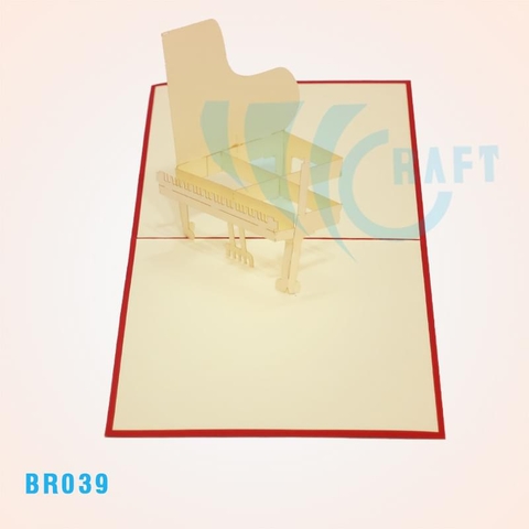 Piano Pop Up Card