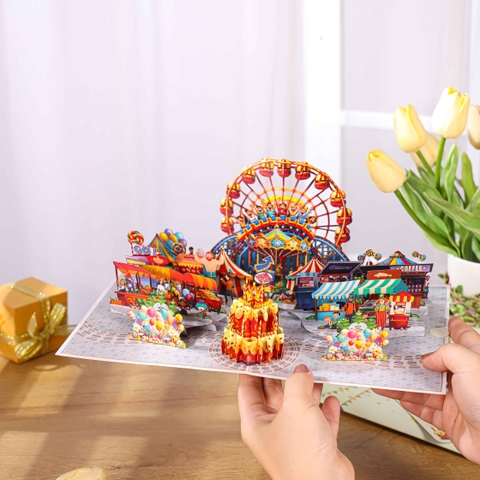 Birthday Park 3D Pop-Up Greeting Card