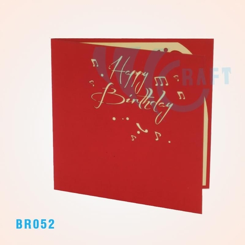 Birthday Guitar Pop Up Card