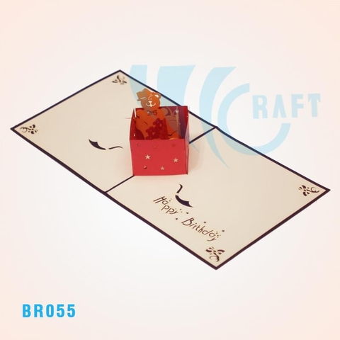 Birthday Bear Pop Up Card