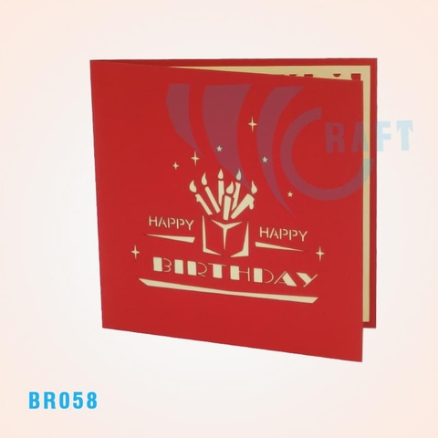 Birthday Candle Box Pop Up Card