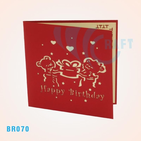 Birthday Panda Pop Up Card