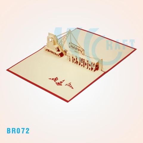 Birthday Truck Pop Up Card