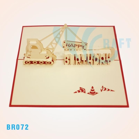 Birthday Truck Pop Up Card