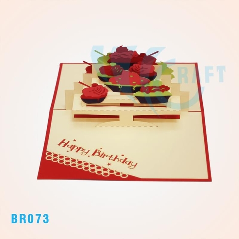 Birthday Cake Pop Up Card