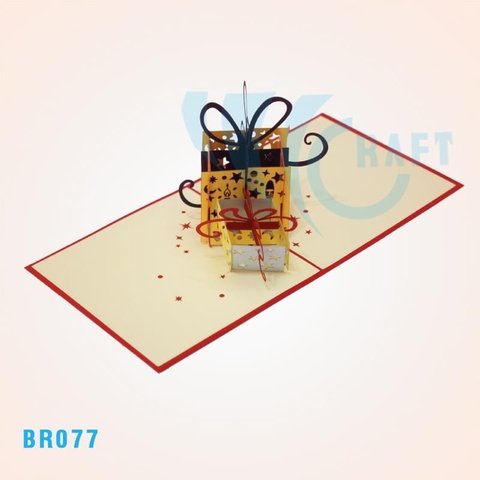 Birthday Presents Pop Up Card
