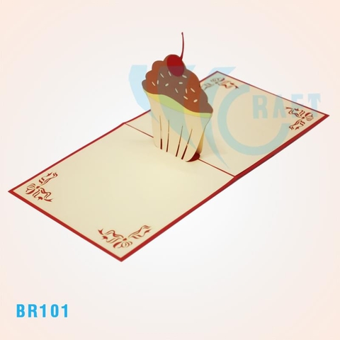 Birthday Cupcake Pop Up Card