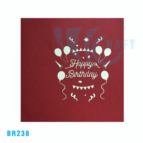 Happy Birthday Pop Up Card