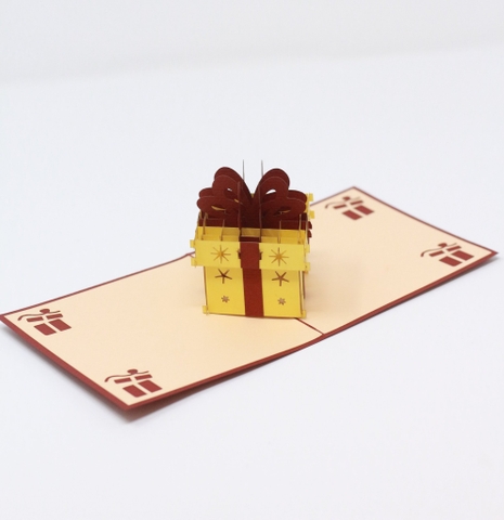 Birthday Present Pop Up Card