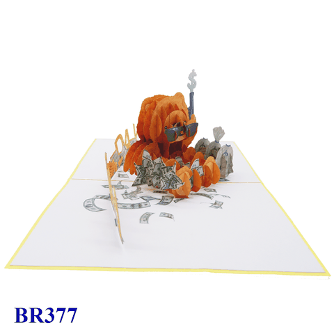 Happy Day Bear Pop Up Card