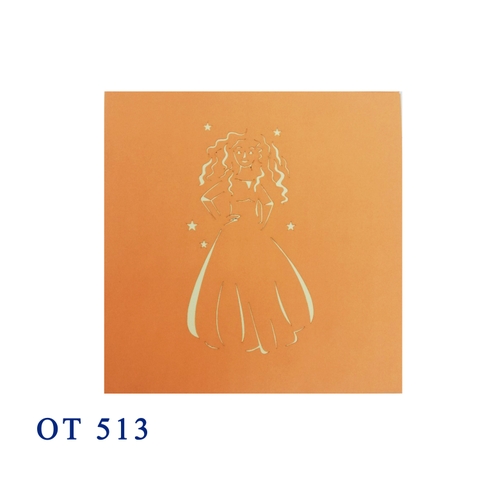 Brave Princess Disney Pop Up Card