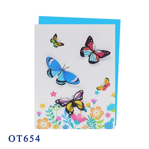 Butterflies 2D Greeting Card