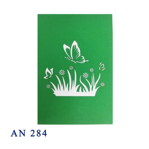 Butterfly and Daisy Pop Up Greeting card